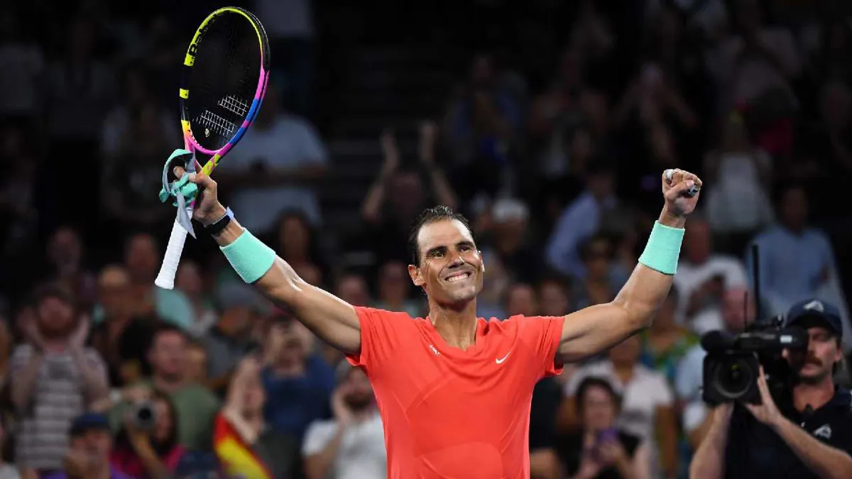 Rafael Nadal regresó con triunfo ante Thiem en Brisbane