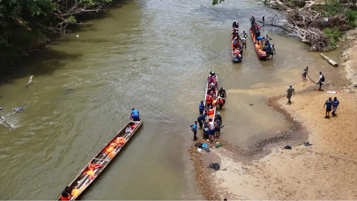 Panamá reporta la muerte de 10 migrantes ahogados intentando cruzar el Darién