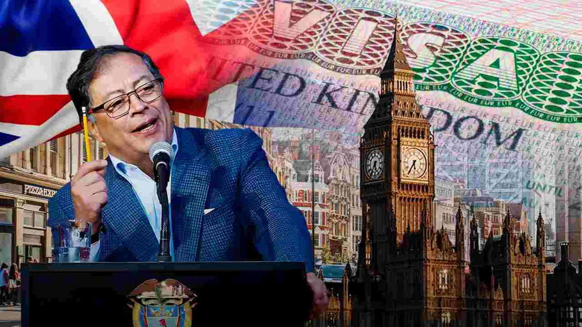 Petro dice que por “principio de reciprocidad” Colombia pedirá visa a los británicos