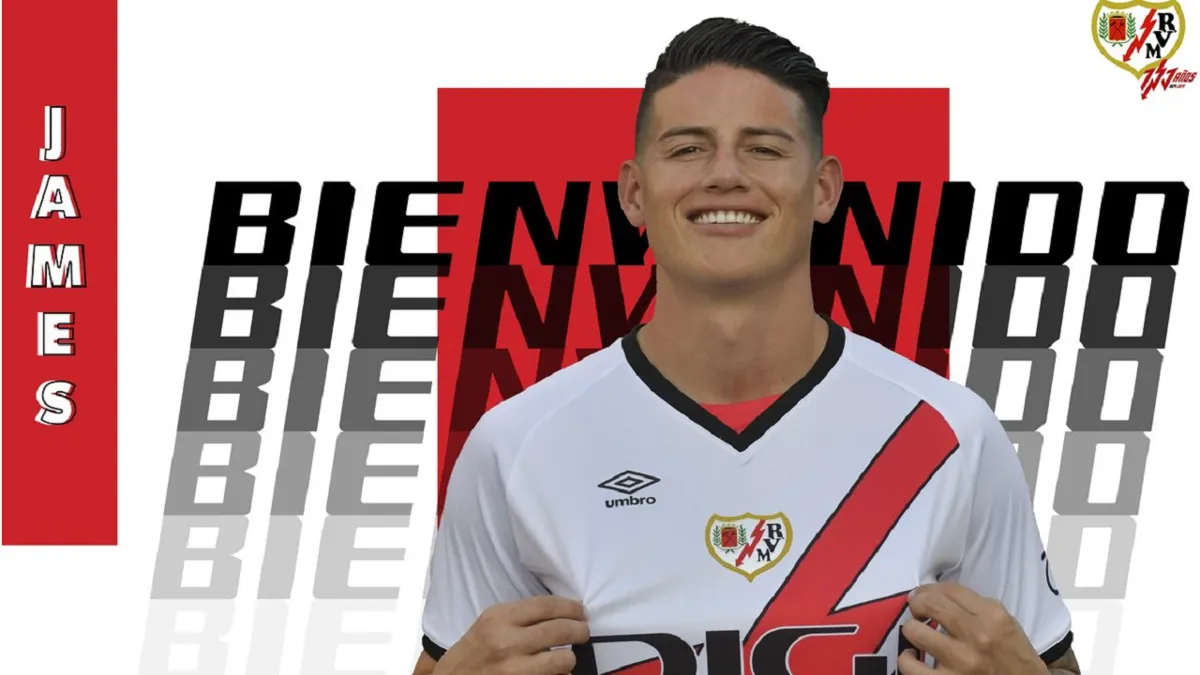 El Rayo Vallecano confirma la llegada de James Rodríguez