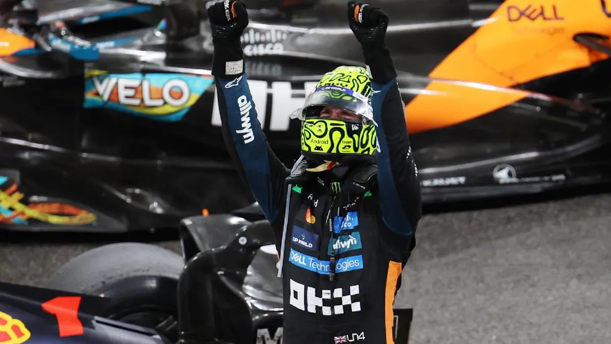Lando Norris, nuevo campeón del mundo de la Fómula Uno