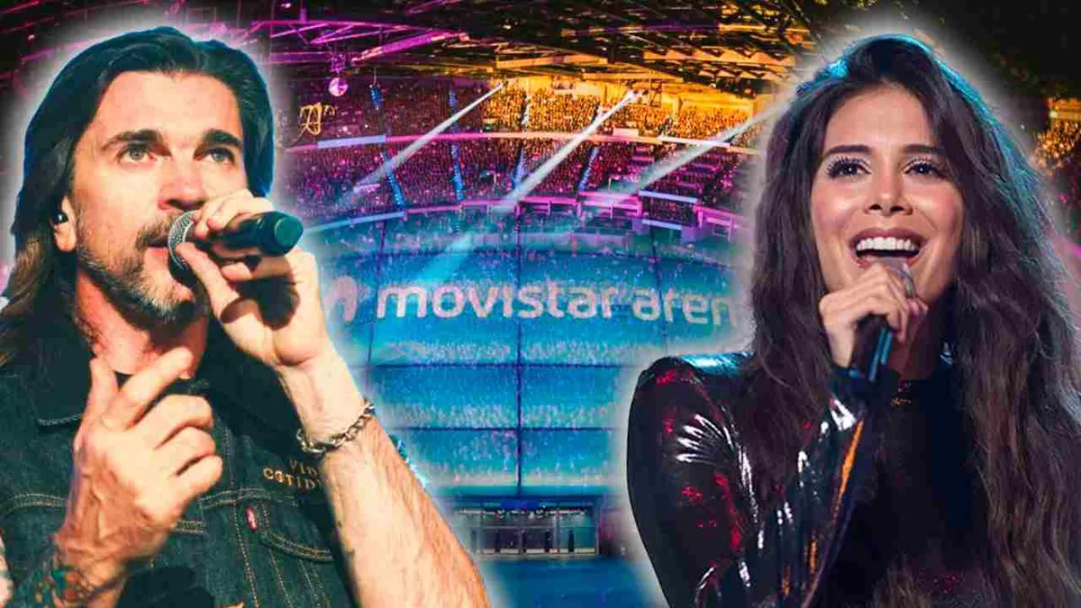 Juanes y Greeicy entre los artistas que harán vibrar el Movistar Arena este año