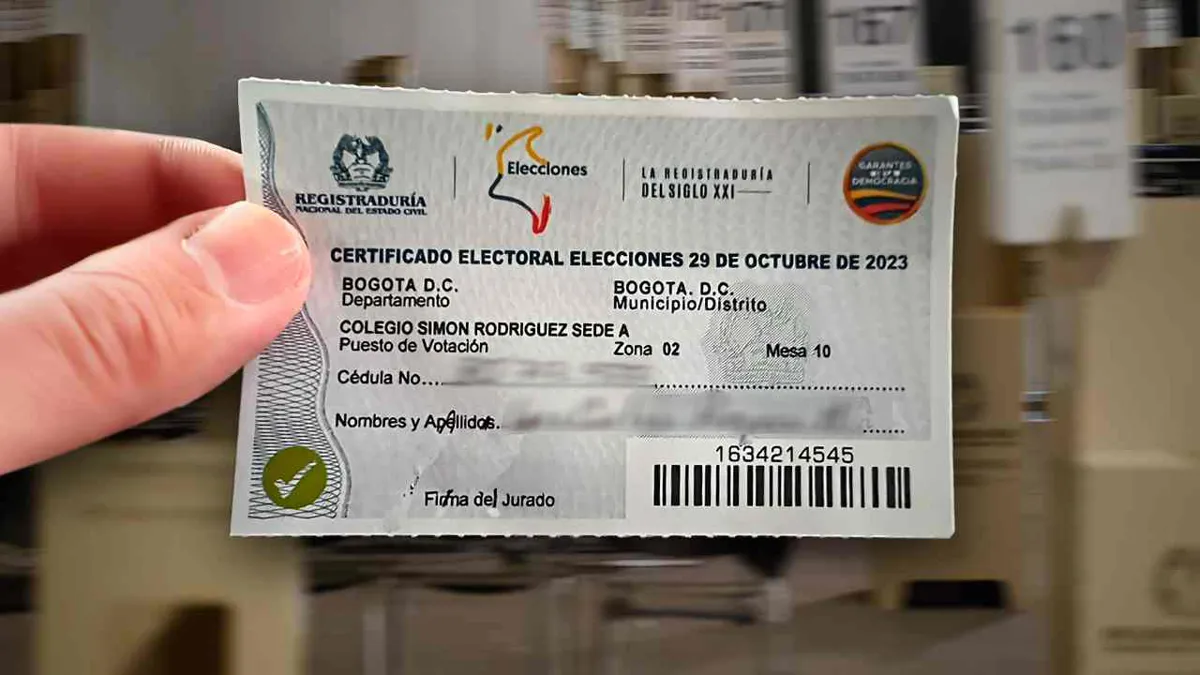 Este 8 de marzo votar tiene premio: los beneficios que puede reclamar con su certificado electoral | Colombia Vota