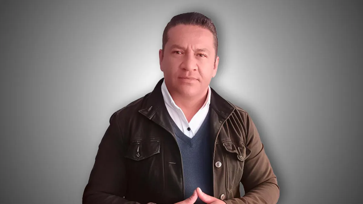 Freddy Sáenz Sánchez, periodista de Cablenoticias en la fuente de Orden Público