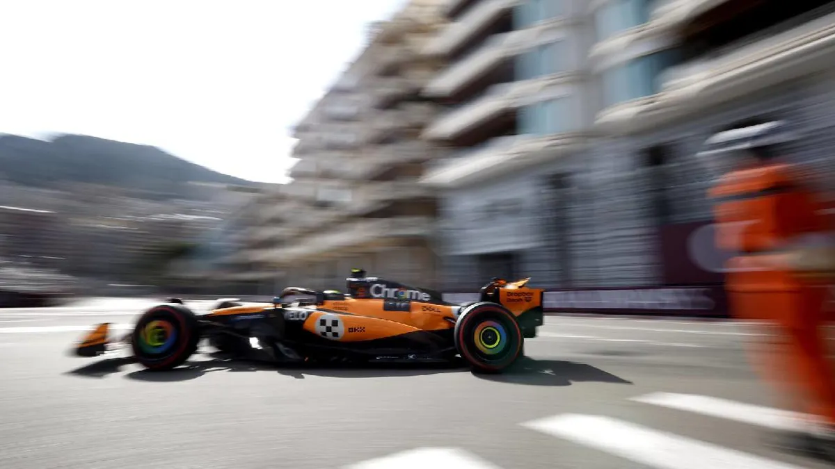 F1: Norris logra la ‘pole’ para el Gran Premio de Mónaco