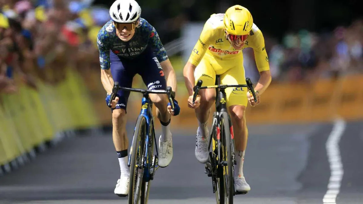Vingegaard se impone por delante de Pogacar en la etapa once del Tour de Francia