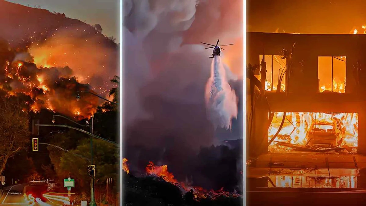 Fuertes vientos amenazan con empeorar los incendios en EE.UU