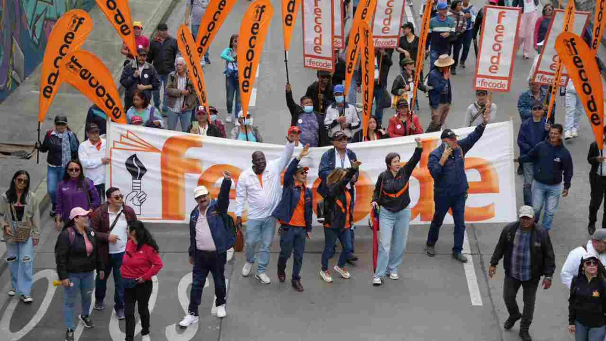 “Logramos el objetivo”: Fecode anuncia fin del paro nacional tras hundimiento de la reforma a la educación