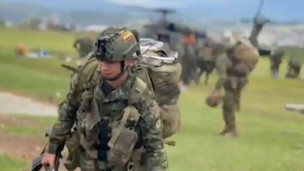 Dejan en libertad a los 45 militares secuestrados en el Cauca