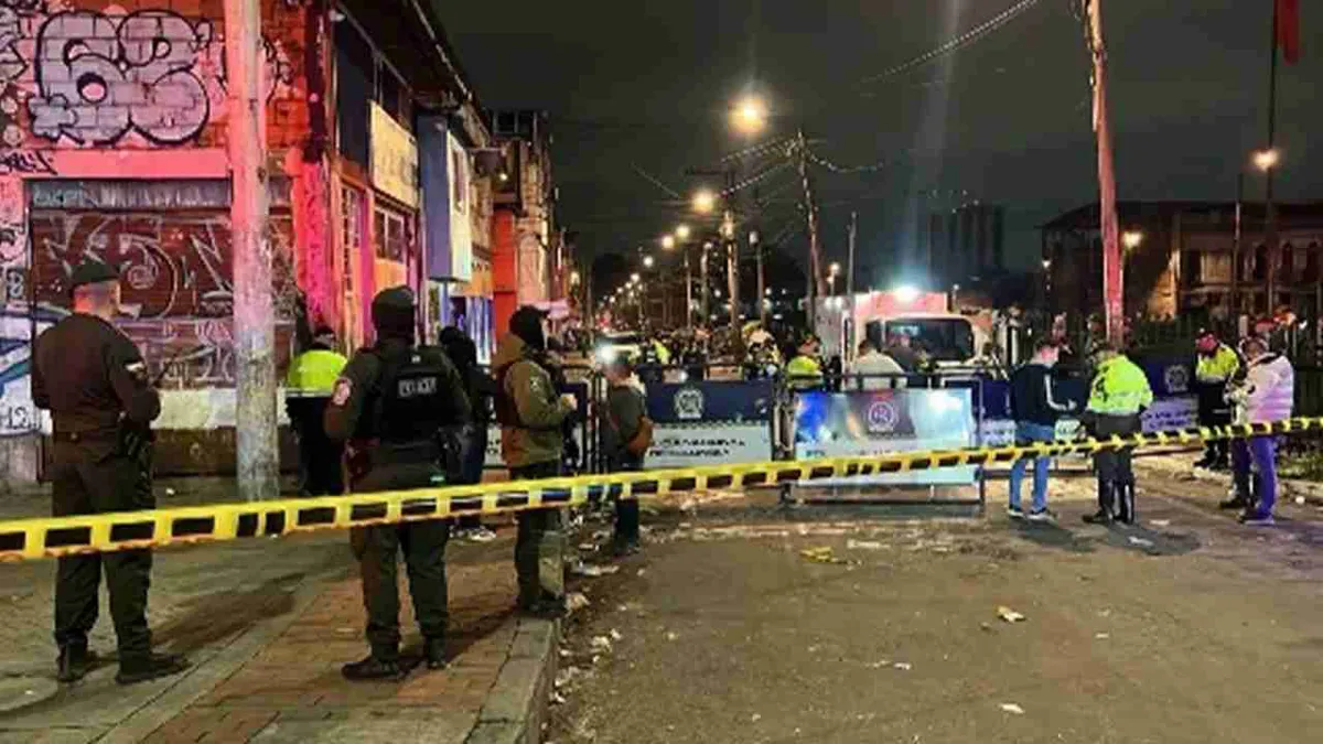 Tres muertos y nueve heridos en un ataque con granada en el centro de Bogotá