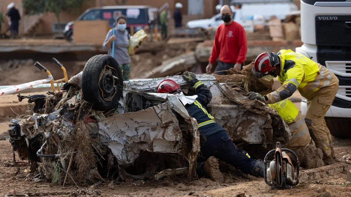 Cuatro colombianos permanecen desaparecidos por el temporal DANA en España