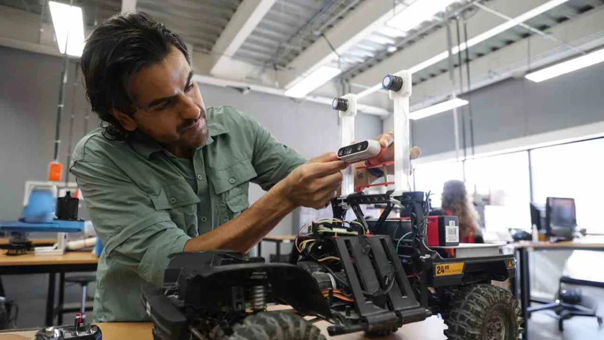 Diseñan robot explorador con redes neuronales y visión artificial que identifica amenazas en minas