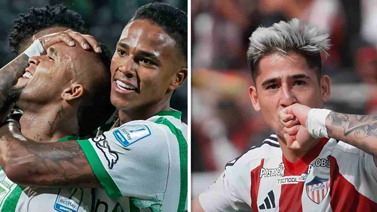 Atlético Nacional y Junior comparten el liderato de la Liga colombiana