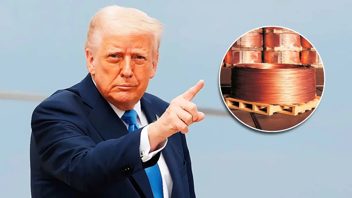 Trump impondrá un arancel de 50 por ciento al cobre