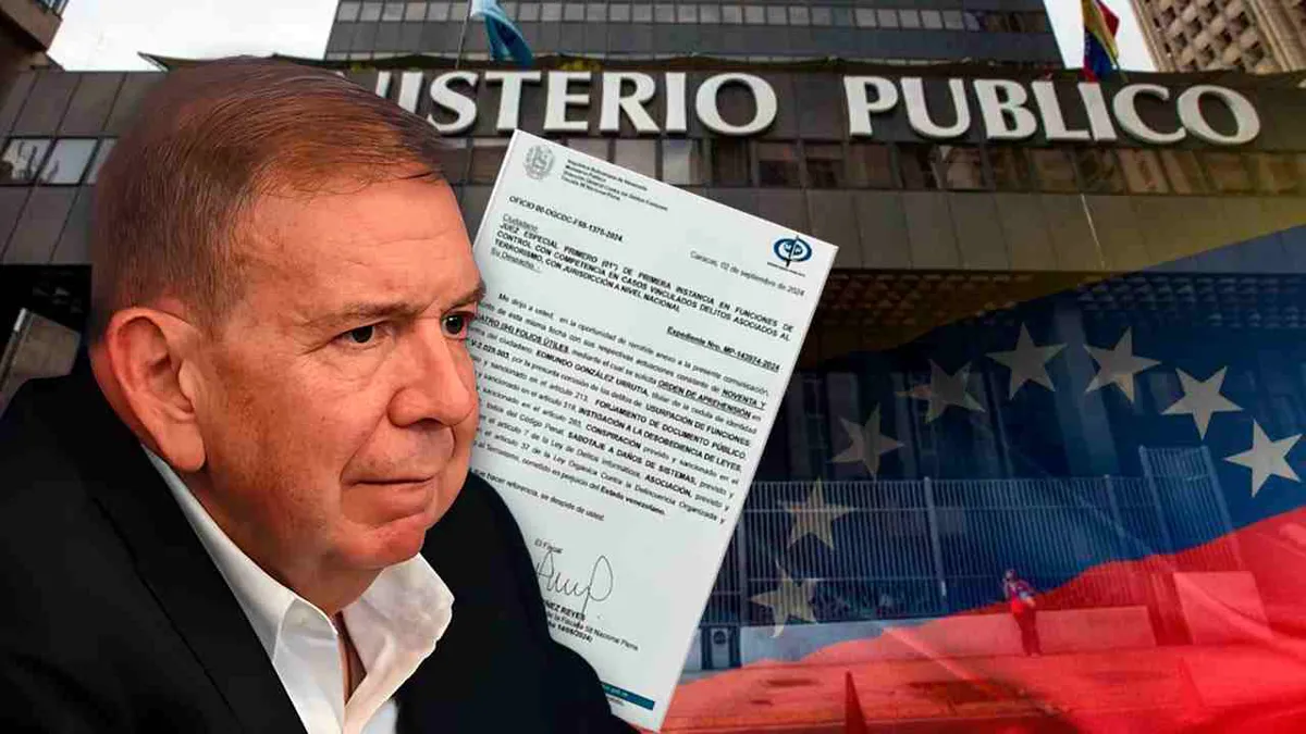 Fiscalía de Venezuela ordena captura del candidato presidencial Edmundo González