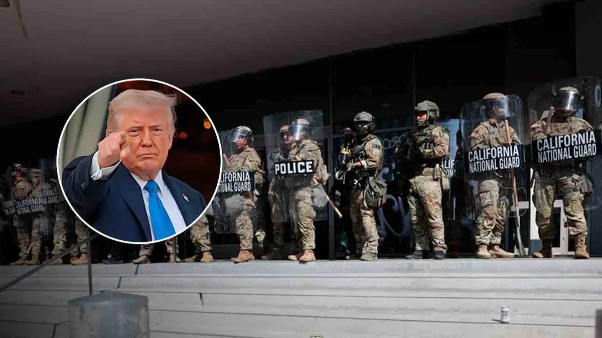 El despliegue de la Guardia Nacional por orden de Trump, algo inédito en EEUU en décadas