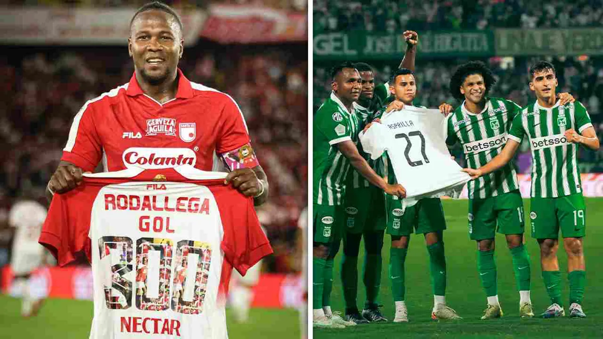 Atlético Nacional y Santa Fe avanzan a semifinales tras históricas goleadas en la Liga BetPlay