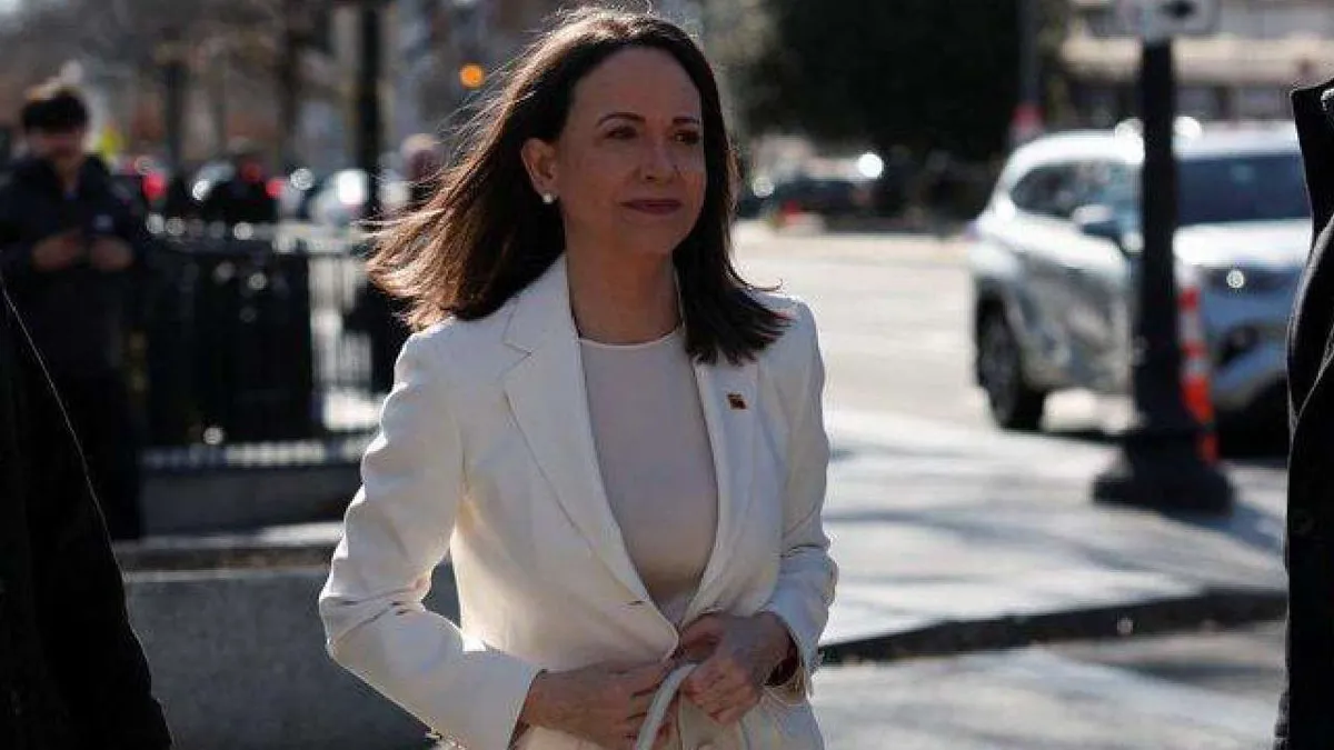 Concluye la reunión entre Trump y María Corina Machado en la Casa Blanca