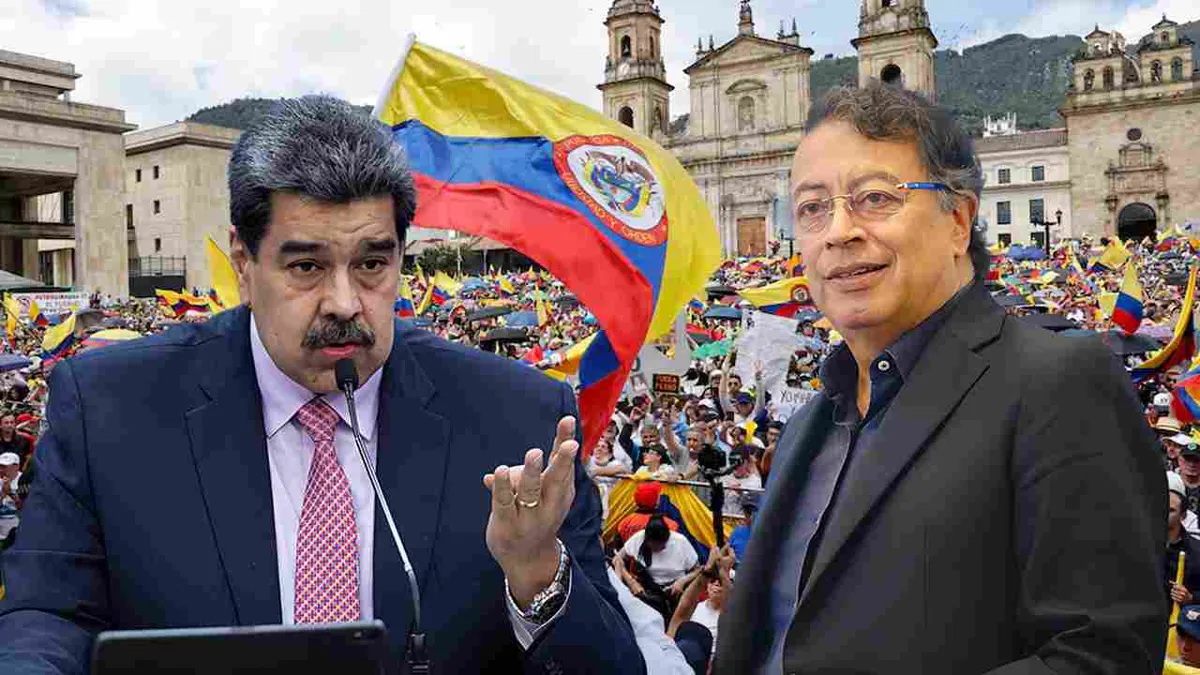 Maduro pide a los colombianos que apoyen a Petro para que siga al frente de la Presidencia