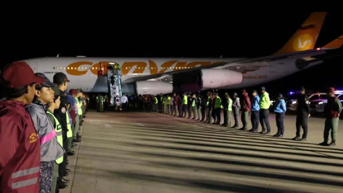 Llegan a Venezuela 199 migrantes deportados desde Estados Unidos