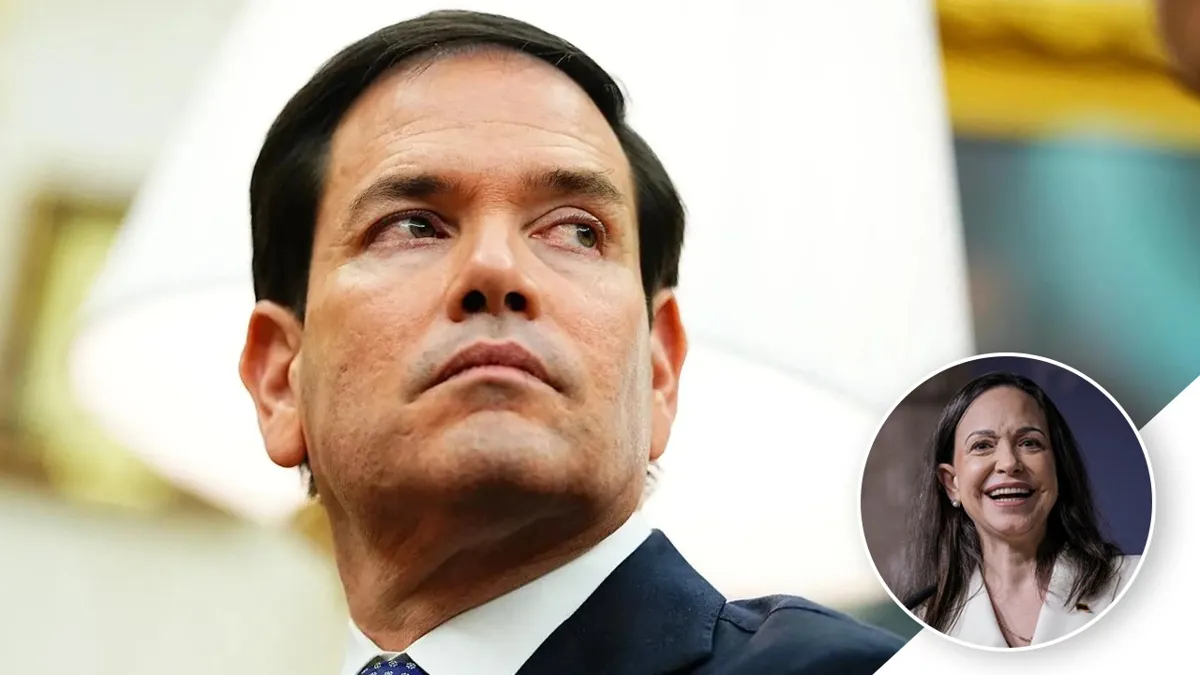 Marco Rubio dice que la transición en Venezuela llevará tiempo y abre la puerta a Machado