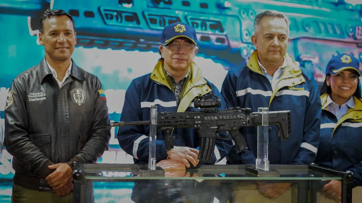 JAGUAR: INDUMIL presenta el primer fusil colombiano con 65 % de polímero y costo 20 % menor que importados