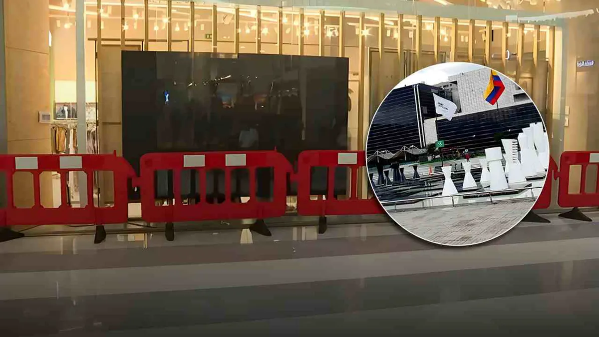 Muere una niña de 5 años en un centro comercial de Bogotá tras colapsar un vidrio