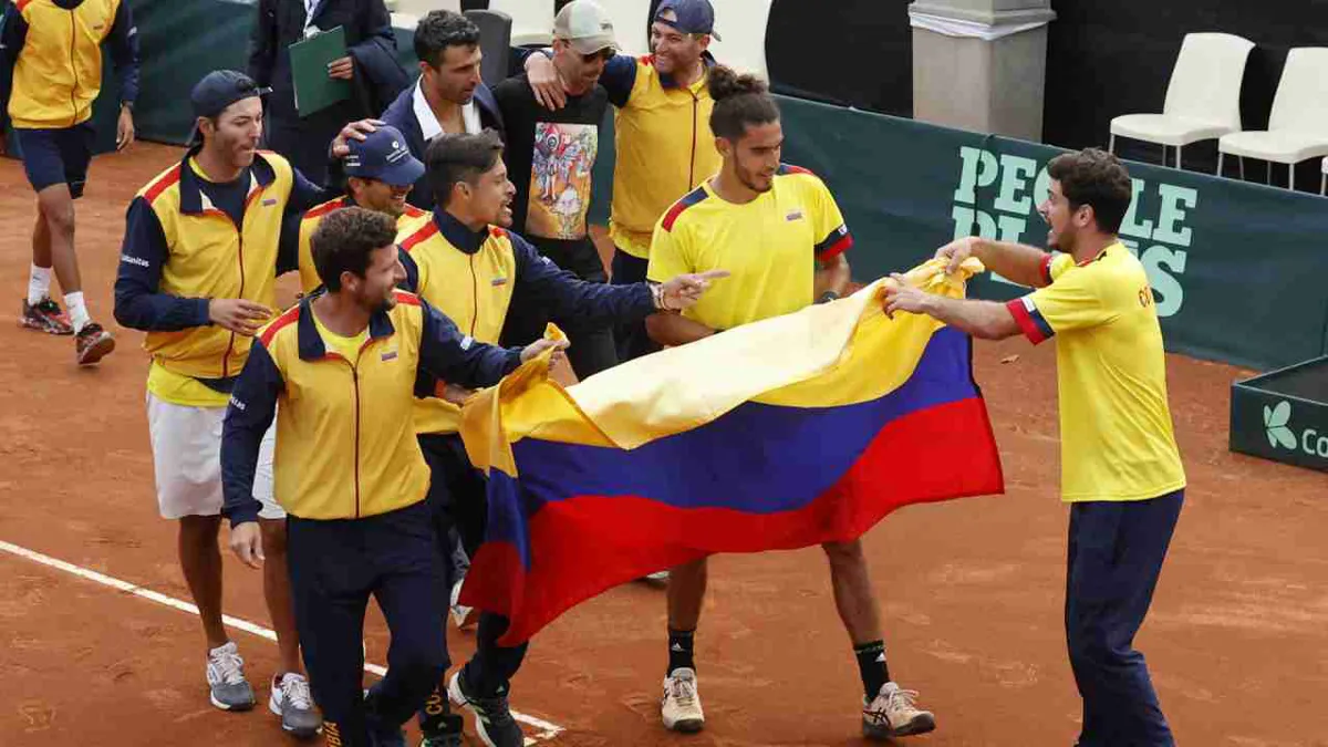 Colombia remonta ante Luxemburgo y logra pasar de fase en la Copa Davis