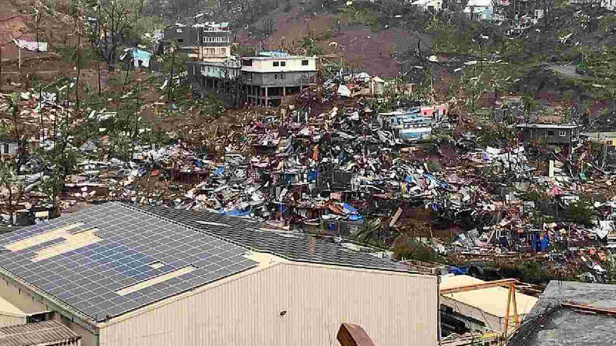 Decenas de muertos por el paso del ciclón Chido en Mayotte