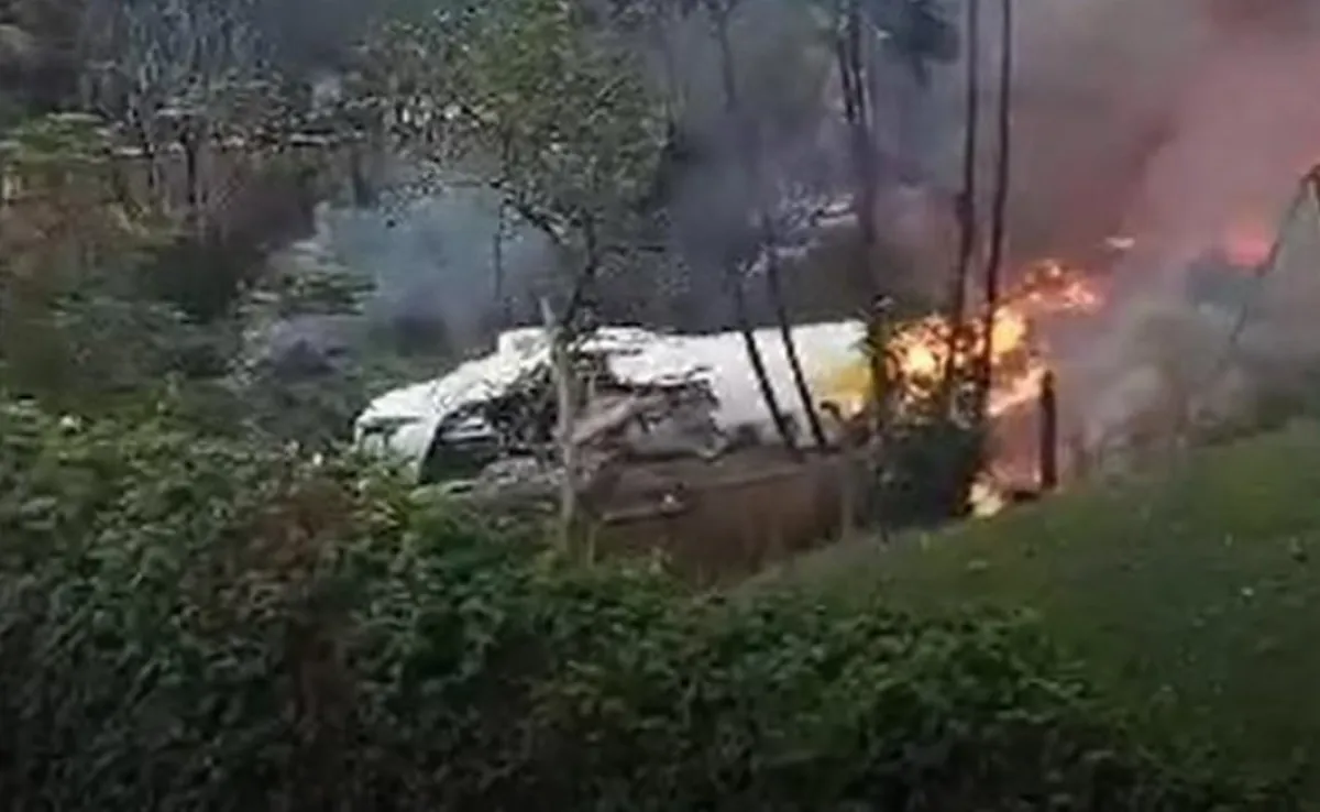 Se estrella un avión con 62 personas a bordo en Brasil
