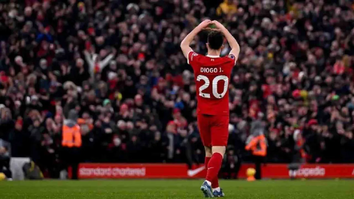 Liverpool anuncia el retiro de el dorsal ’20’ en homenaje a Diogo Jota