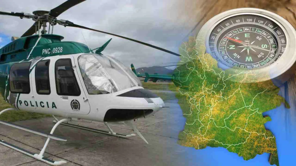 Cuatro policías mueren en accidente de helicóptero en Antioquia