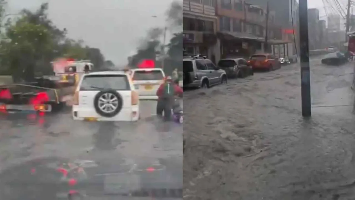 Colapso en la movilidad en el norte de Bogotá por vías inundadas después de aguacero