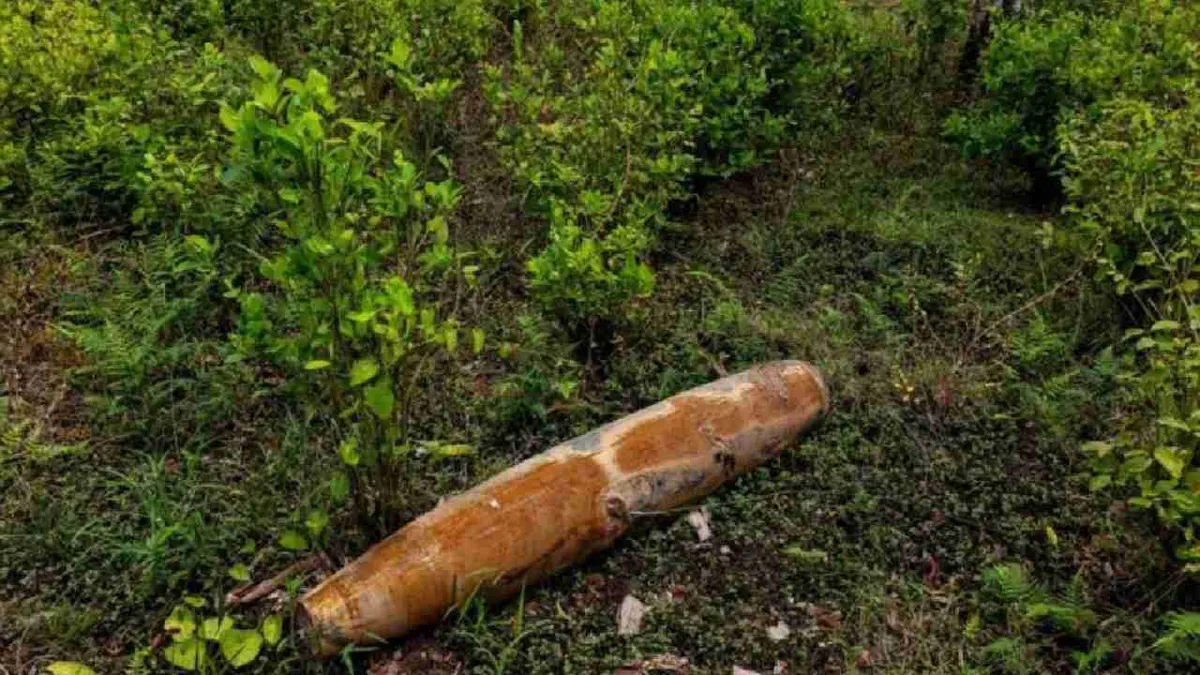 Militares detonan de forma controlada la bomba hallada en frontera con Ecuador