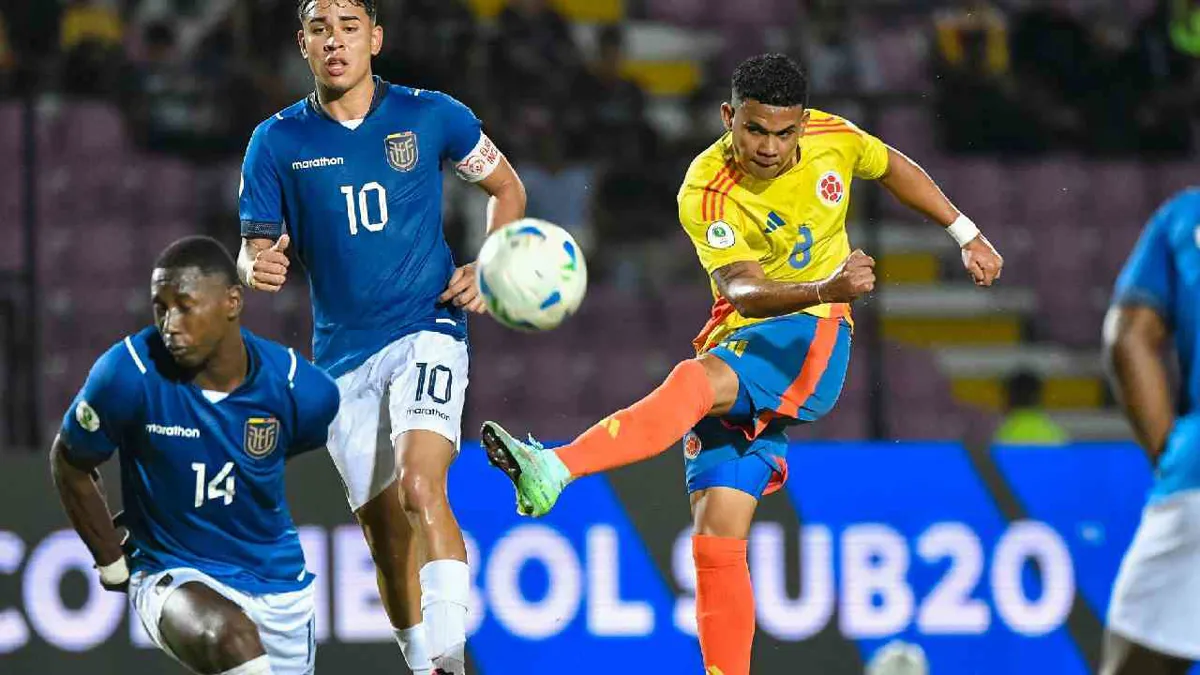 Colombia escolta a Argentina en el Grupo B del Sudamericano Sub 20