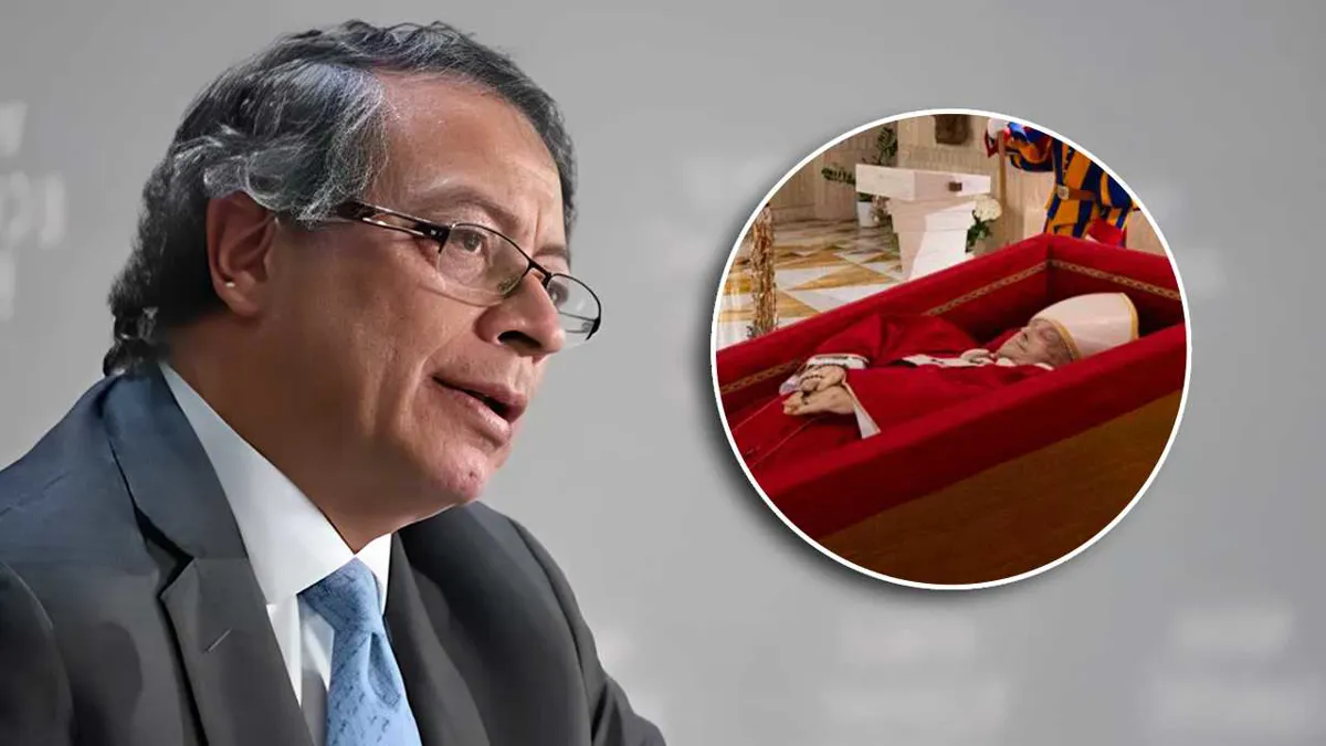 El presidente Petro no asistirá al funeral del papa Francisco