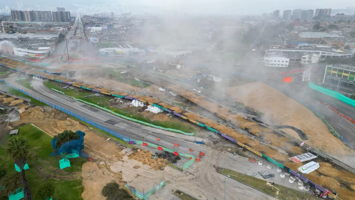 Así fue la implosión de los puentes de Las Américas con calle 13 en Bogotá