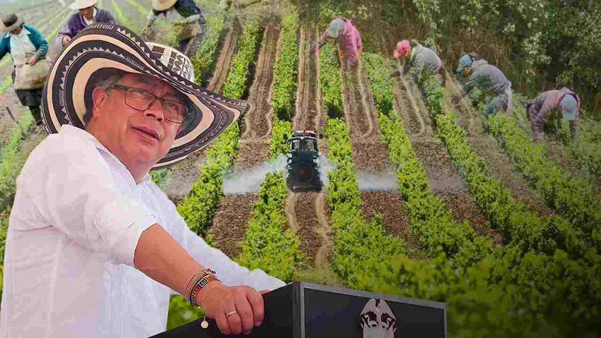 Gobierno Petro establece como meta la entrega de 7 millones de hectáreas de tierras