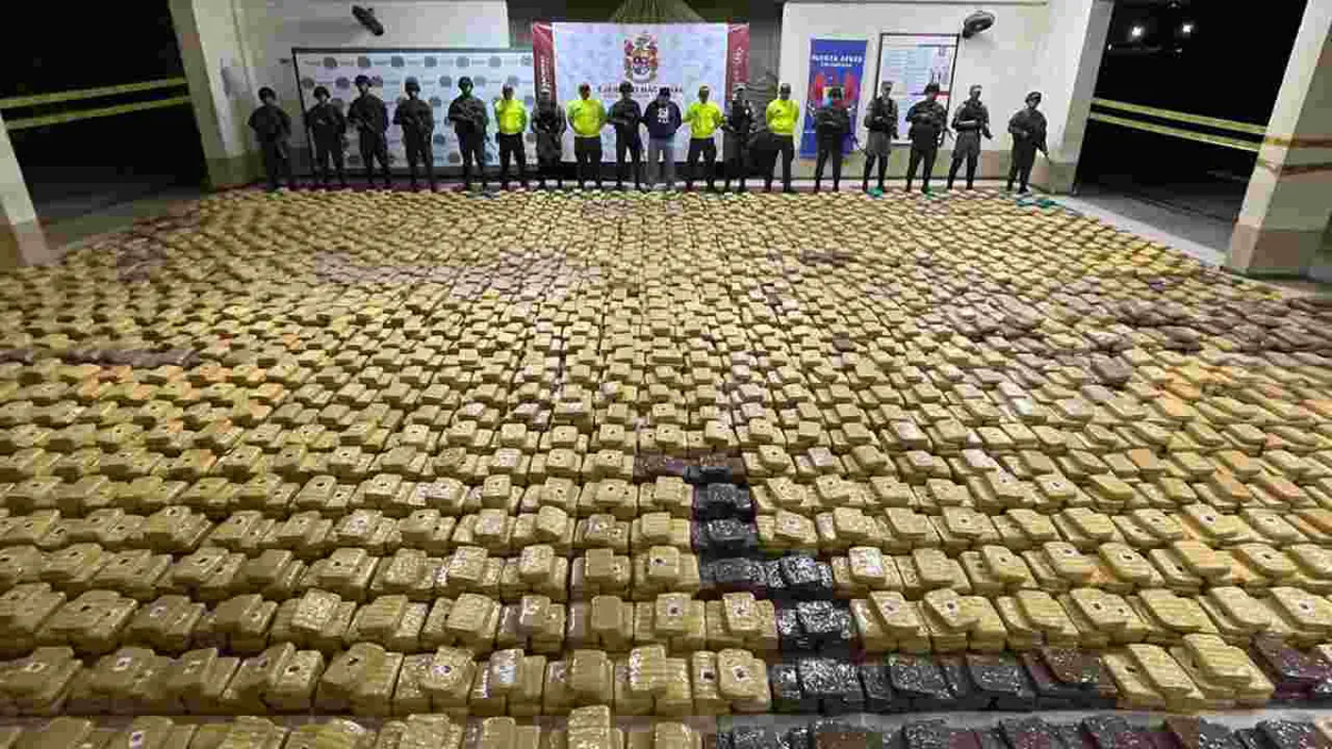 Incautan en la Orinoquía cuatro toneladas de marihuana, el mayor alijo de los últimos cinco años