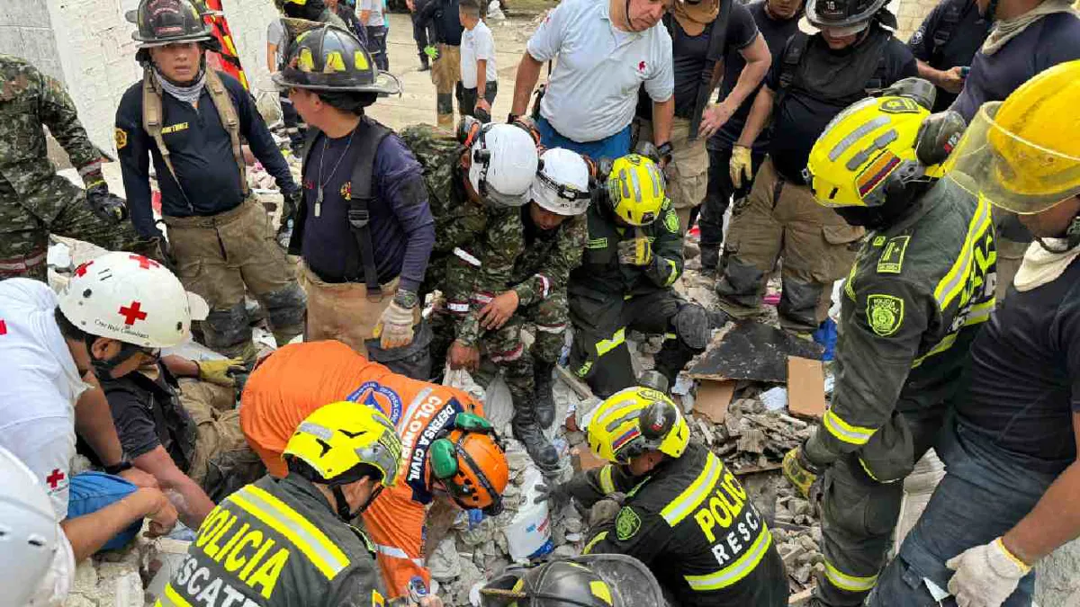 Un muerto y cuatro heridos deja el desplome de edificio en Barranquilla