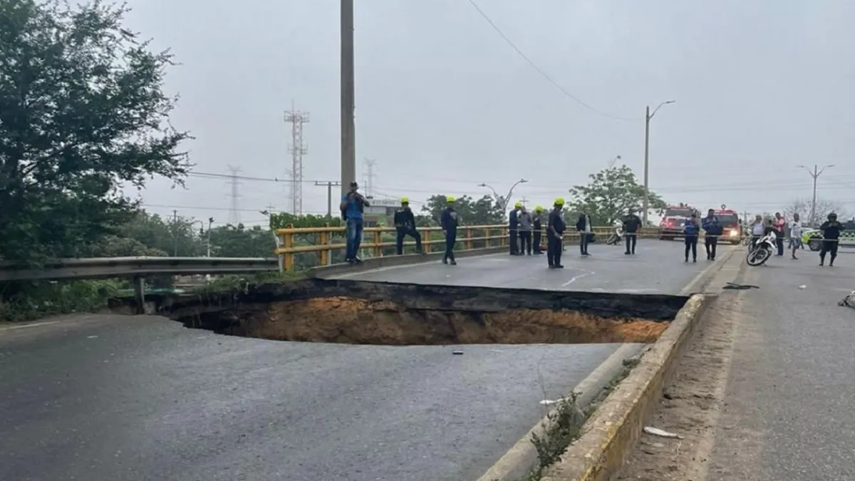 Cuatro muertos por colapso de puente en vía Barranquilla- Soledad