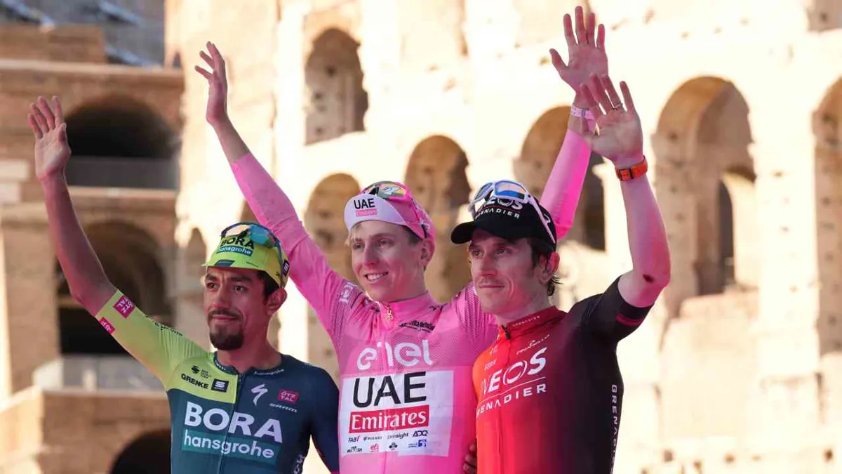Daniel Felipe Martínez, subcampeón del Giro de Italia 2024