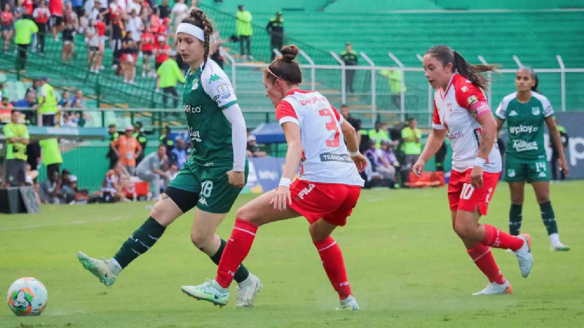 Deportivo Cali vence a Santa Fe en la ida de la final de la liga femenina