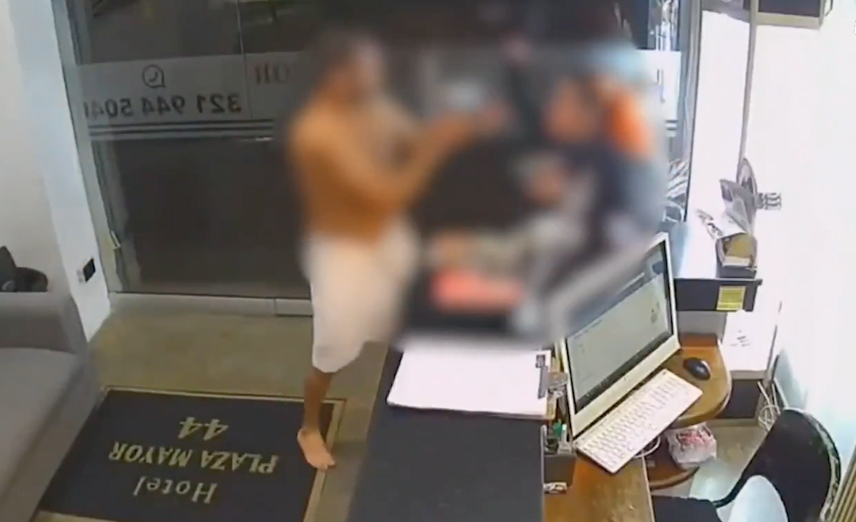 Medellín: liberan al agresor que golpeó brutalmente a empleada de hotel