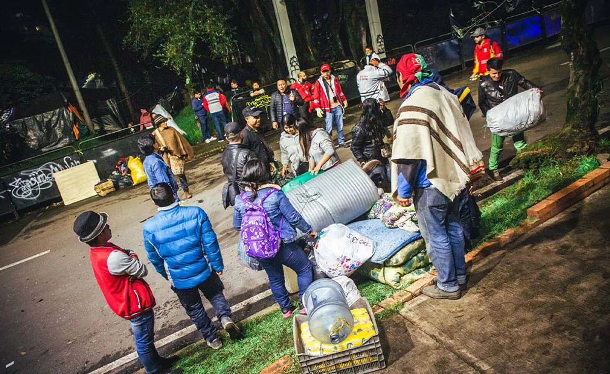 El Parque Nacional oculta la realidad de indígenas desplazados por la violencia