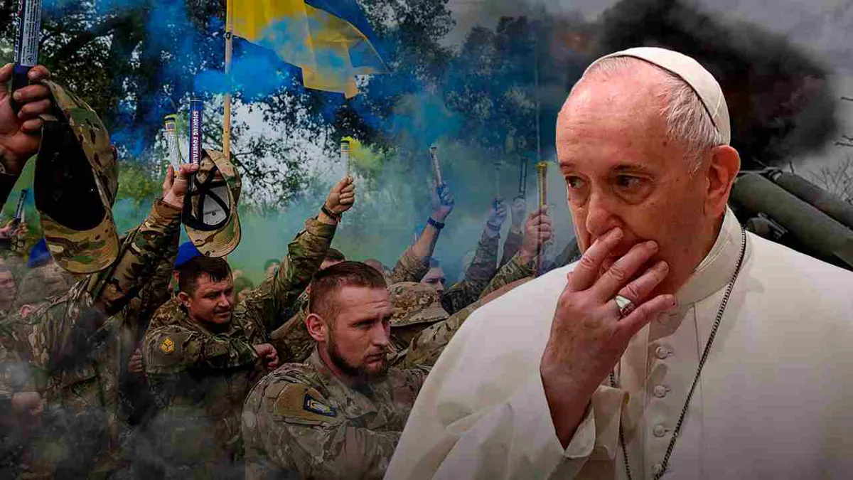 El papa lamenta la “inmensa tragedia” en Ucrania tras mil días de guerra