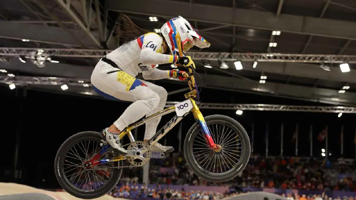 Mariana Pajón clasificó a las semifinales en el BMX en los Juegos Olímpicos