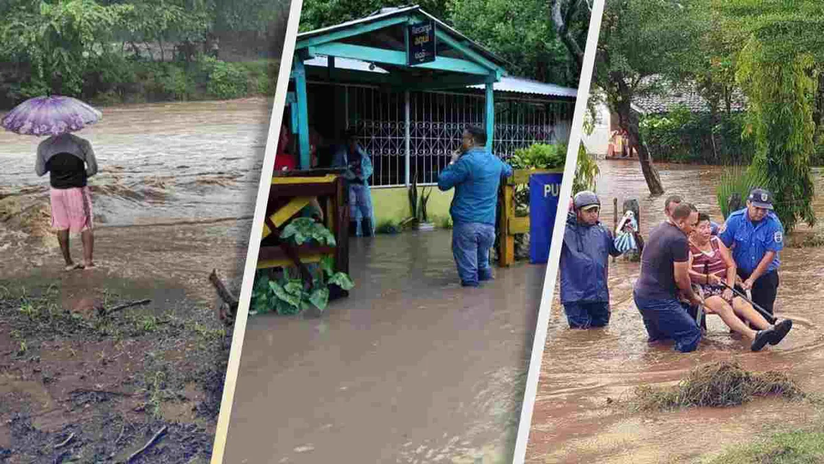 Dos muertos, 5.000 afectados y 1.800 casas anegadas dejó la tormenta Sara en Nicaragua