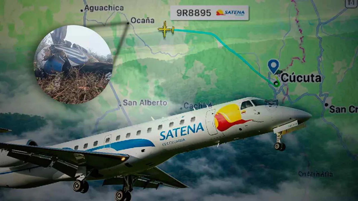 Hallan restos de avioneta de Satena siniestrada en Curasica, Norte de Santander
