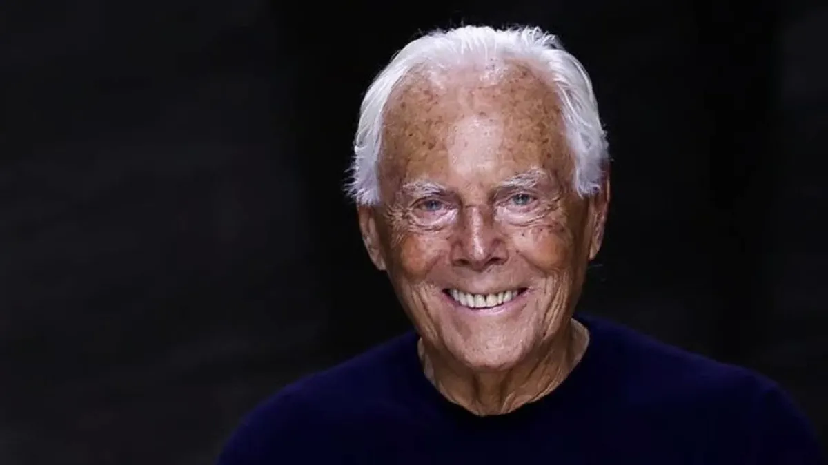 El diseñador Giorgio Armani, el ‘rey’ de la moda italiana, murió a los 91 años